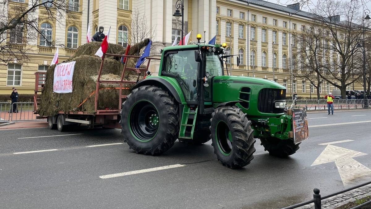 Protest rolników w Warszawie