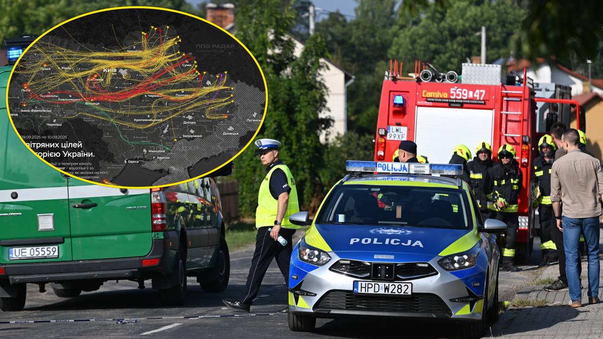 Rosyjskie drony nad Polską. Pierwszy taki incydent w historii NATO