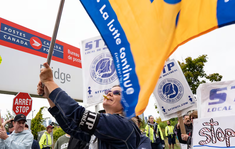 Strajk pracowników poczty paraliżuje dostawy w całym kraju
