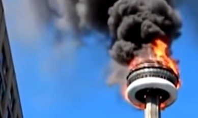 Specjaliści uważają, iż fałszywe nagranie płonącej CN Tower powinno być oznaczone jako treść wygenerowana przez AI