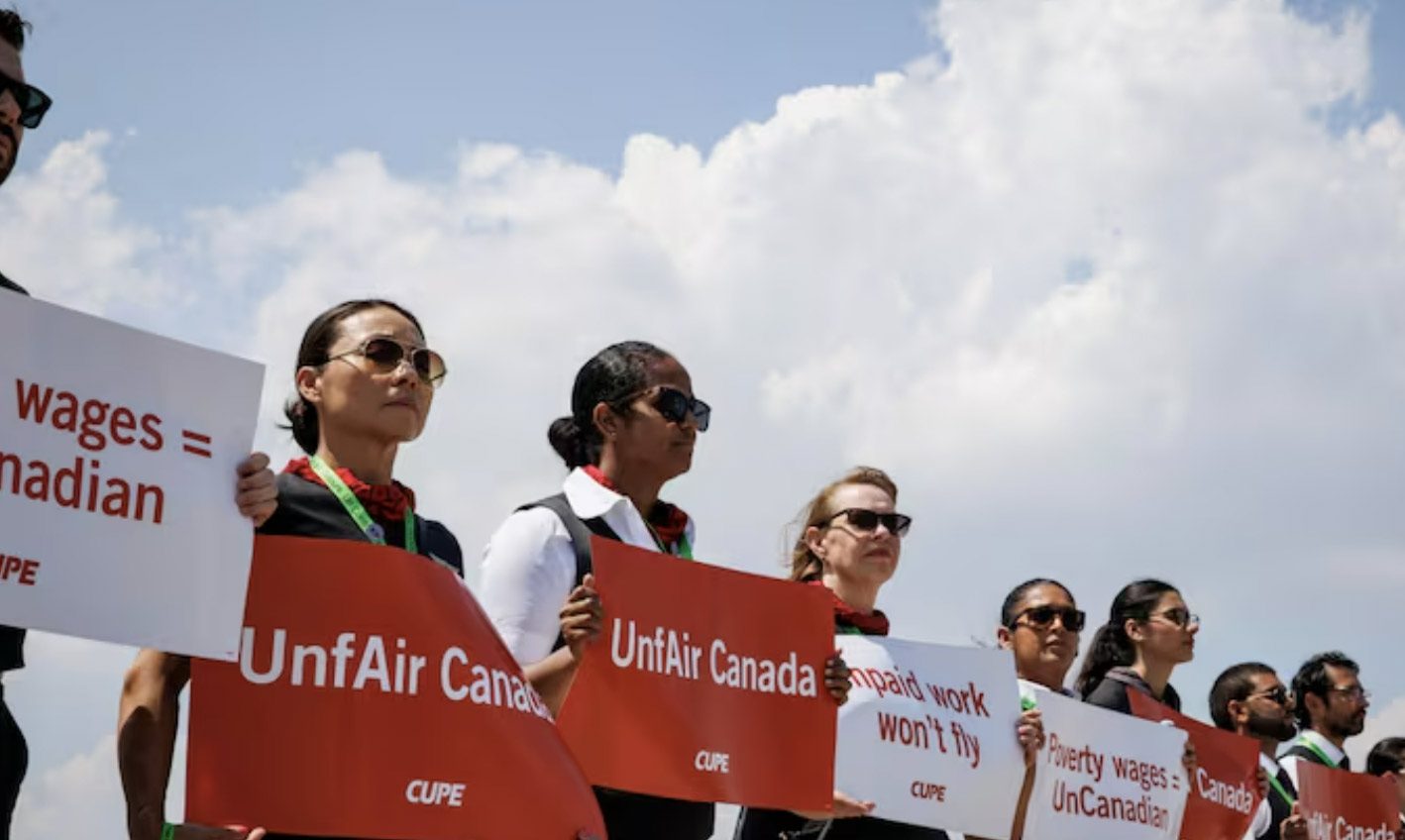 Załogi pokładowe niemal jednogłośnie odrzuciły propozycję płacową Air Canada