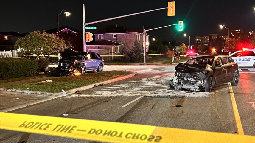 Troje dzieci i jeden dorosły ranni w wypadku w Brampton