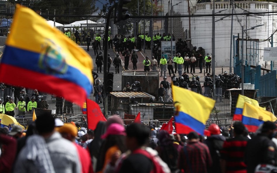 Ekwador: protesty przeradzają się w „wojnę” z rządem