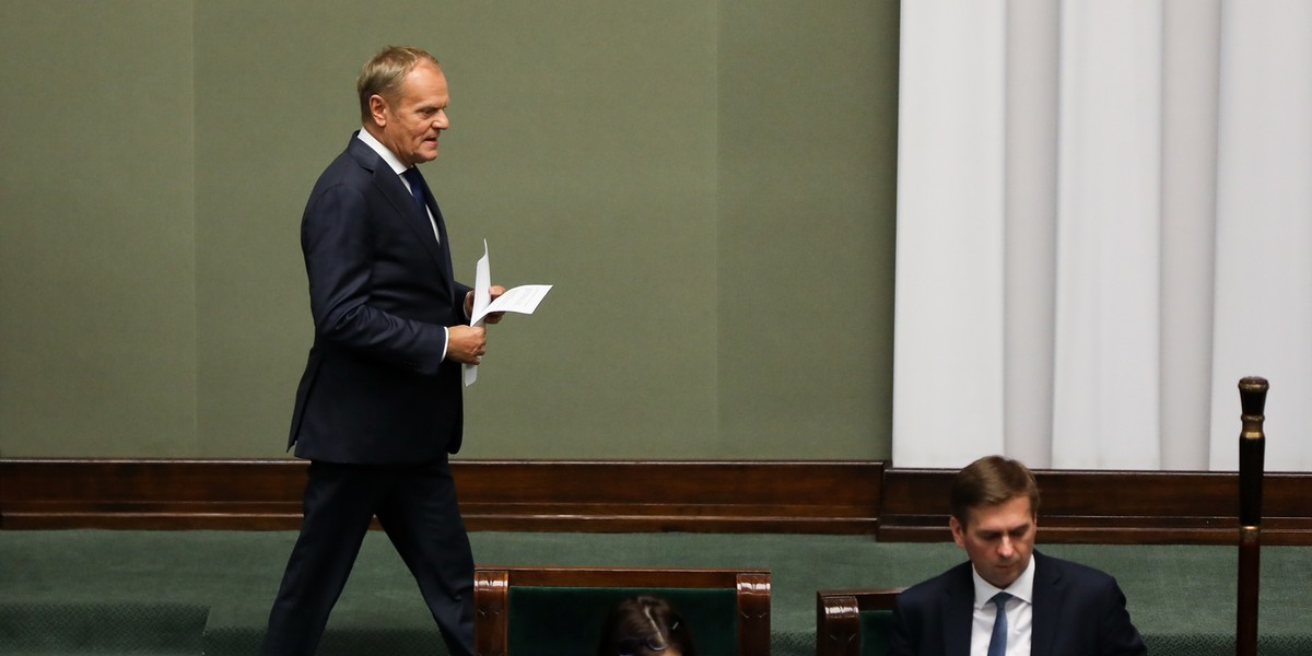 Prawie połowa Polaków chce dymisji Donalda Tuska