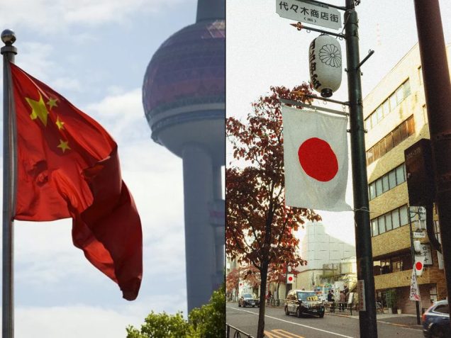 Rosnące napięcie między Pekinem a Tokio