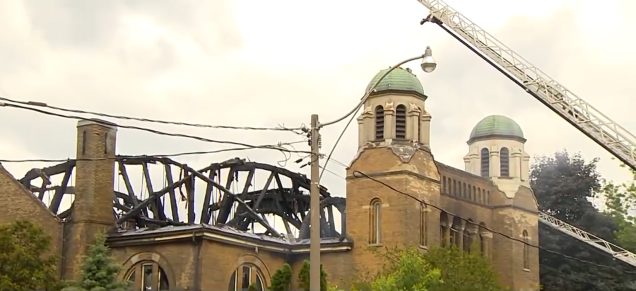 Pożar kościoła św. Anny badany jako możliwe podpalenie