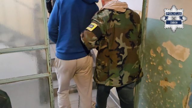 Uciekł przed policją, schował się w wersalce