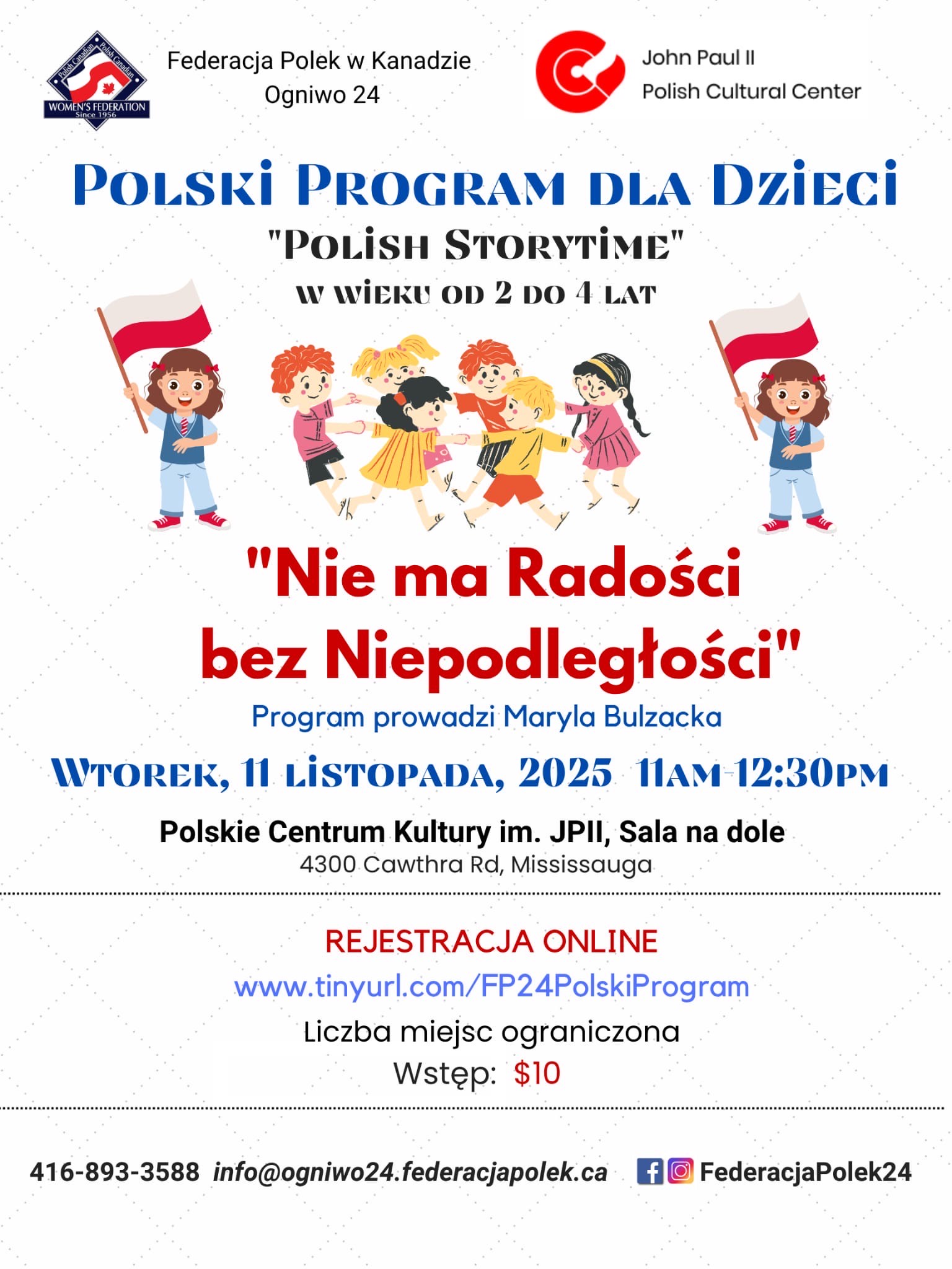 Polski program dla dzieci – “Polish storytime”