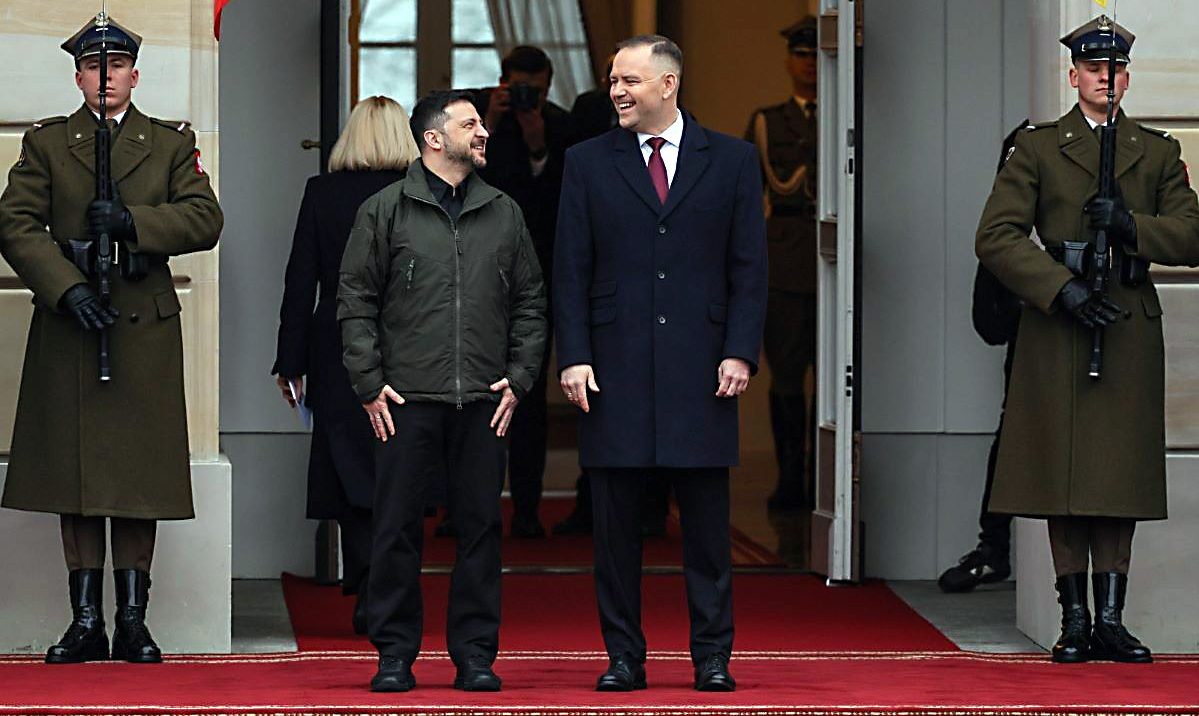 Nawrocki i Zełenski spotkali się w Warszawie