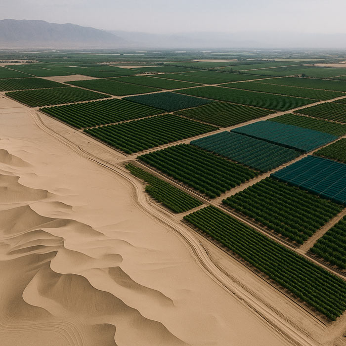 Jak Peru udało się przekształcić jedną z najsuchszych pustyń świata w główny ośrodek produkcji żywności