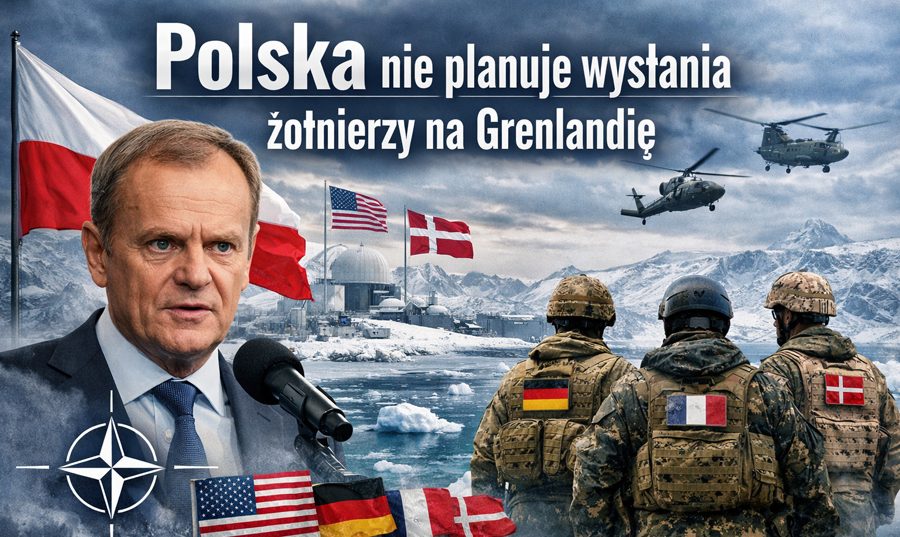 Polska nie planuje wysłania żołnierzy na Grenlandię