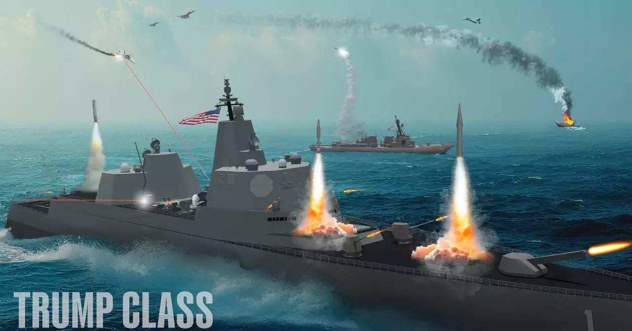 Pancernik klasy Trump będzie jednym z najdroższych okrętów wojennych w historii