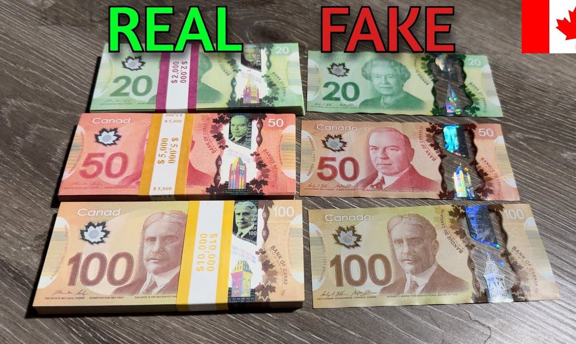 Fałszywe banknoty w obiegu na terenie regionu Toronto