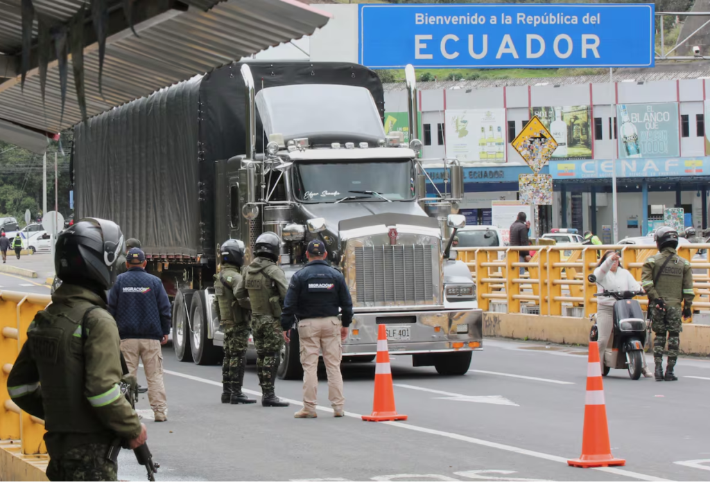 Rozpoczęła się ostra wojna handlowa Kolumbii z Ekwadorem