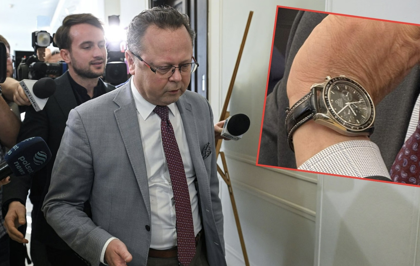 Zegarek lewicowego polityka pod lupą