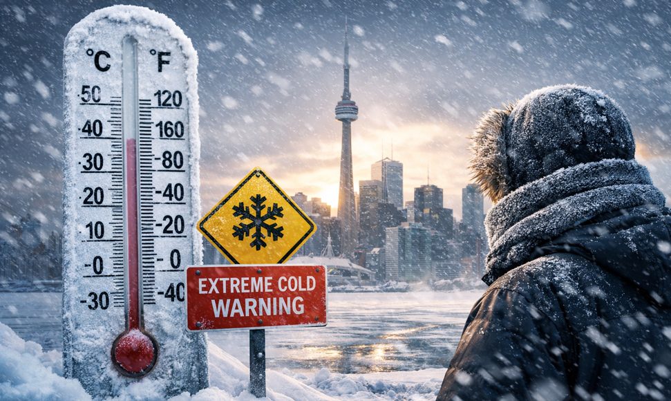 W piątek i przez cały weekend będzie bardzo zimno w Toronto i okolicach