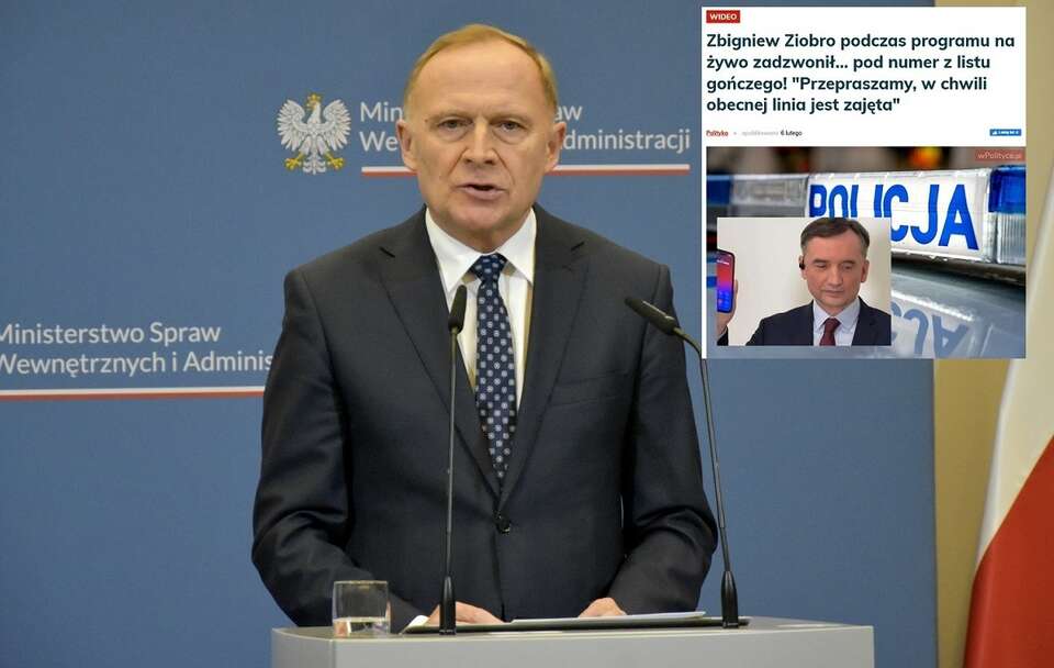 Mroczek: „Nie dzwońcie z informacją, gdzie jest Ziobro, bo to wiemy”