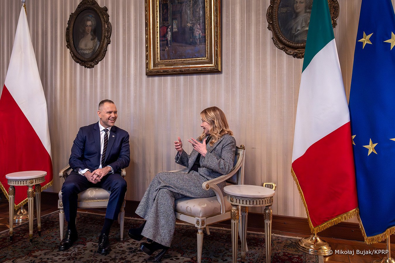 Spotkanie Nawrocki – Meloni w Mediolanie