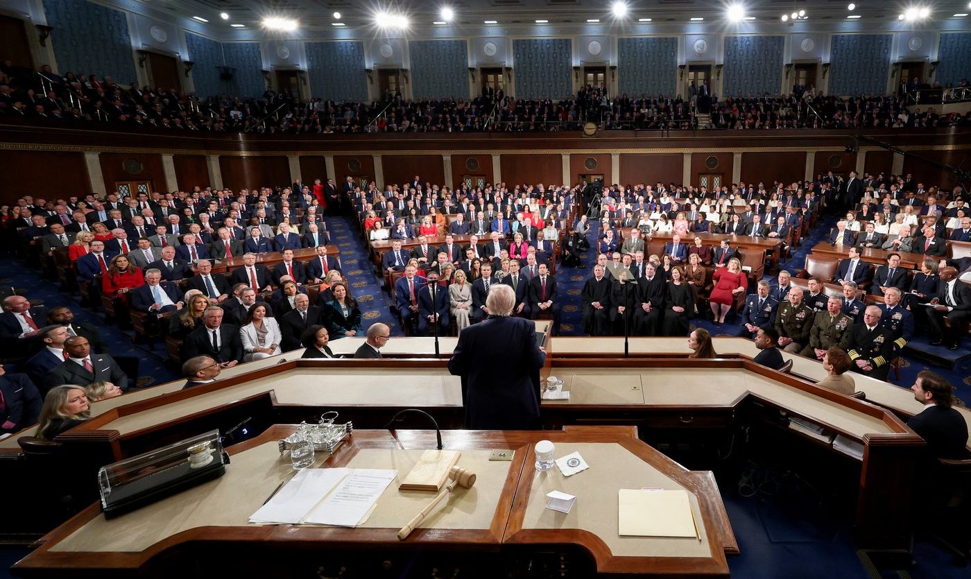 Najdłuższe orędzie Trumpa. Mocne słowa o migracji i gospodarce