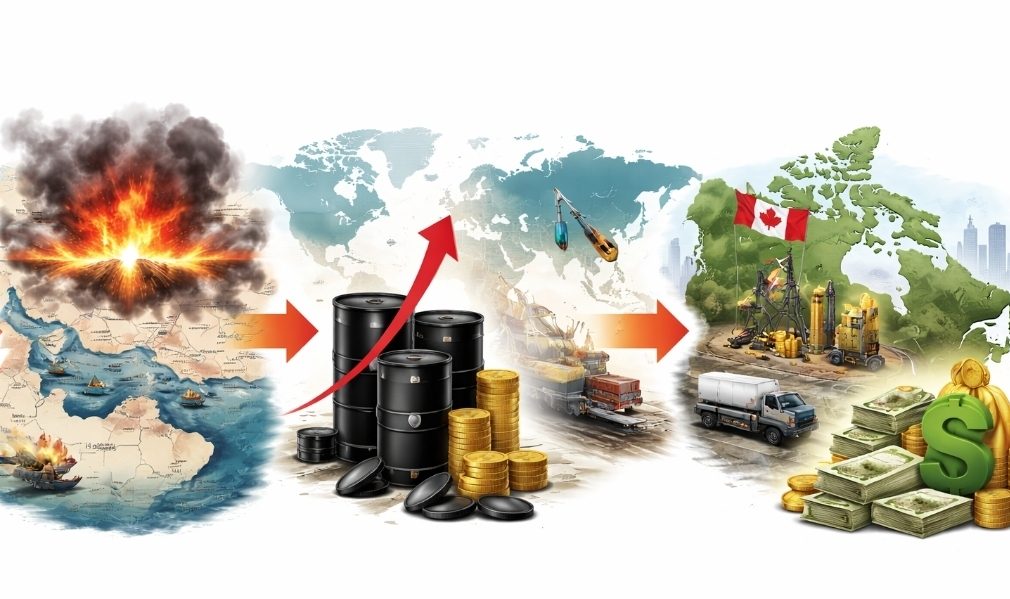 Producenci ropy naftowej w Kanadzie mogą zarobić 90 mld na wojnie w Iranie