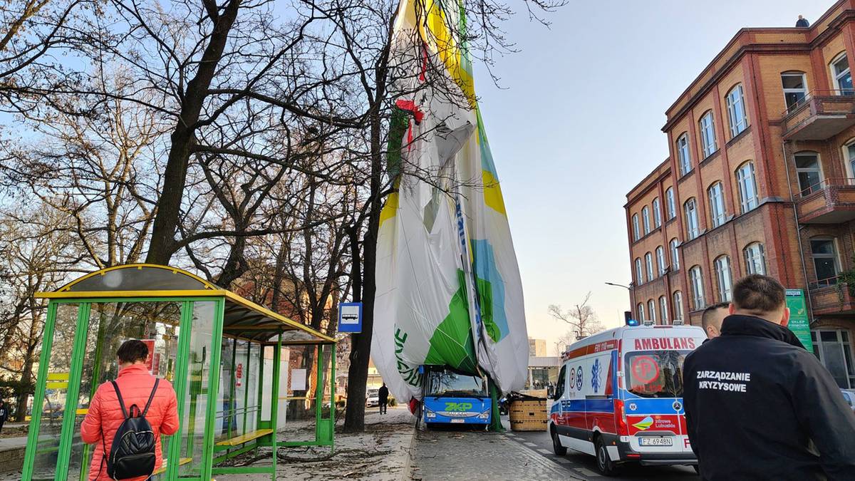 Tragiczny wypadek balonu w Zielonej Górze
