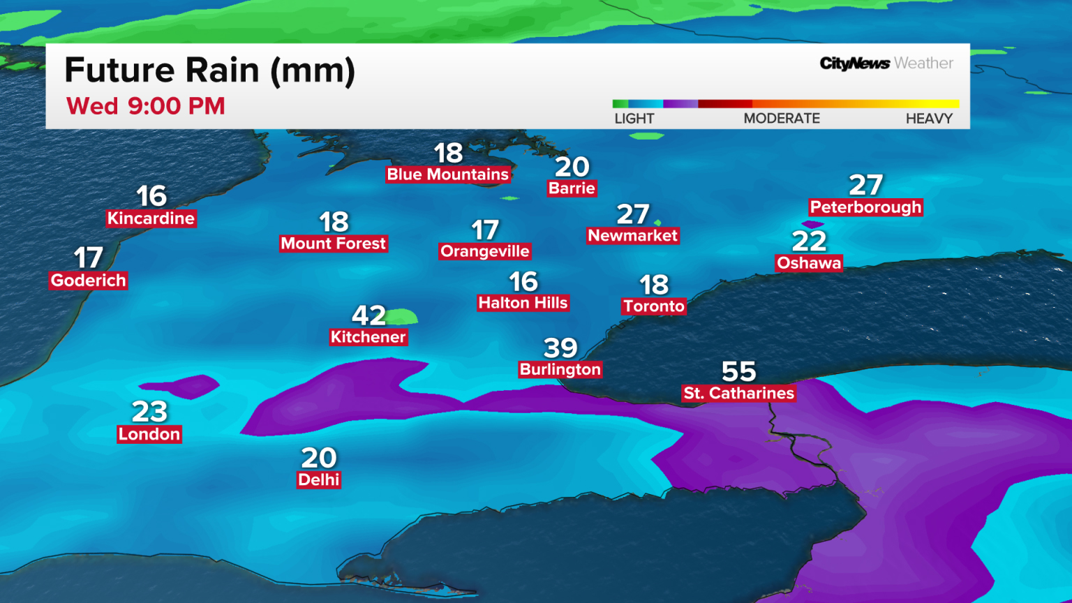 Ulewy nadciągają nad GTA. Możliwe lokalne podtopienia