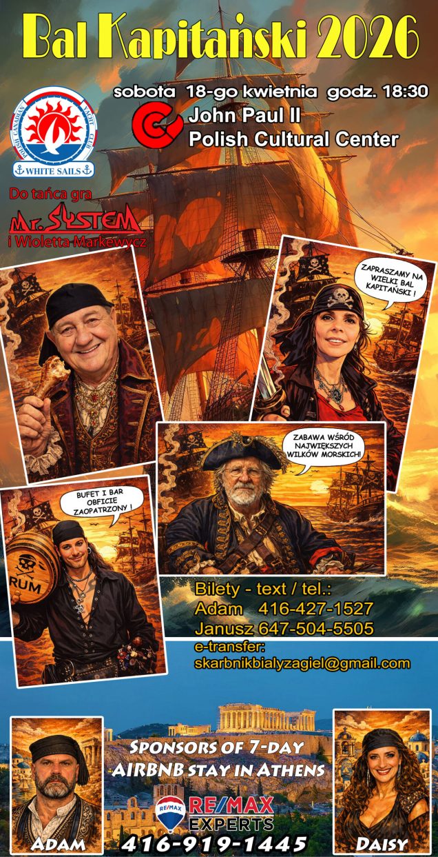 Wielki Bal Kapitański –perła polonijnego kalendarza towarzyskiego