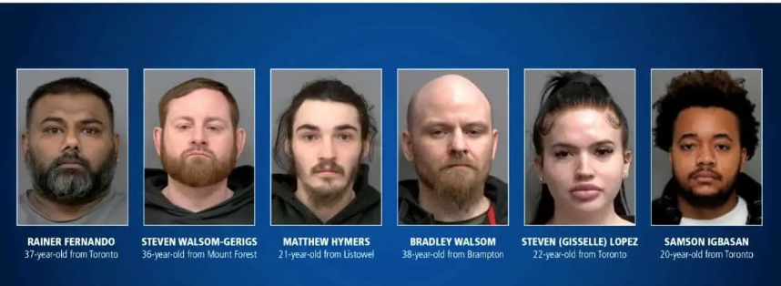 Złapano sześciu bandytów i odzyskano skradzione pojazdy o wartości 800 000 dolarów