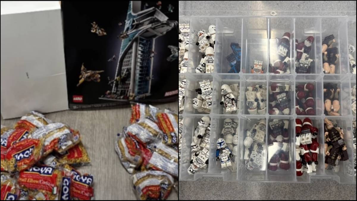 Kupował klocki Lego, zwracał makaron