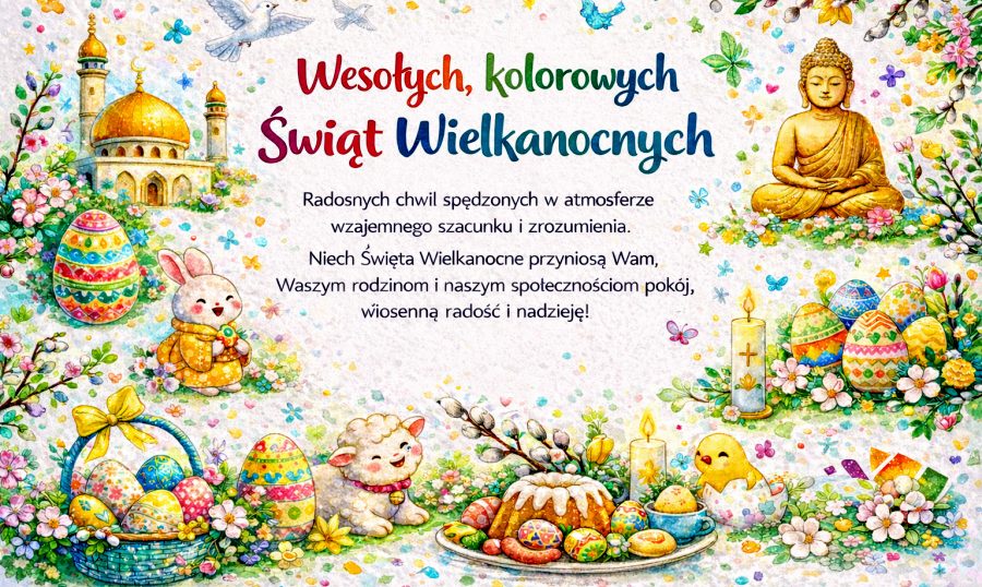 Kontrowersje wokół wielkanocnych życzeń w Krakowie