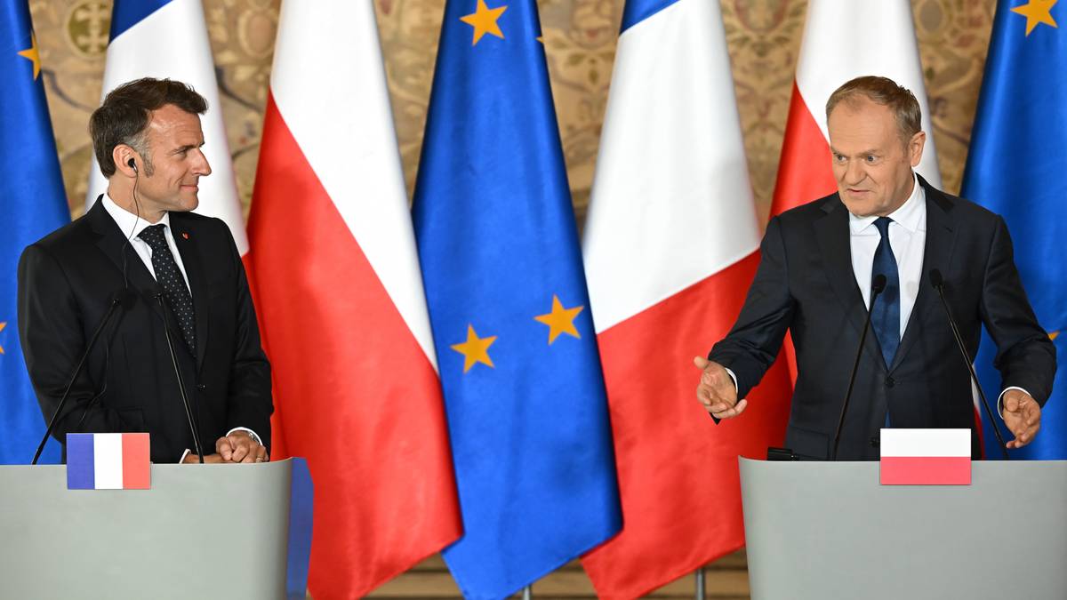 Tusk i Macron o jedności Europy i wsparciu dla Ukrainy