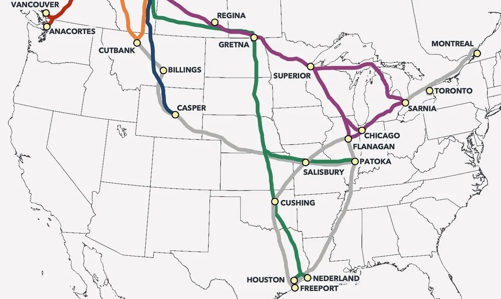 Trump podpisał – będzie więcej rurociągów transportujących ropę z Kanady do USA