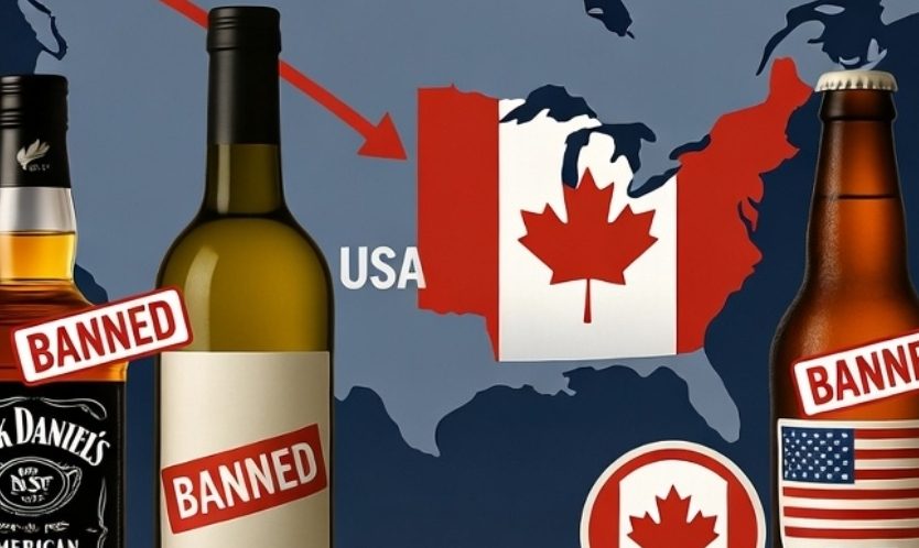 Kanadyjski bojkot amerykańskiego alkoholu: ponad pół miliarda dolarów strat dla producentów z USA