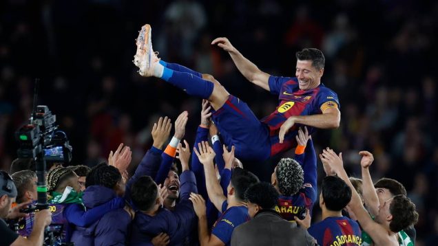 Lewandowski pożegnał się z Camp Nou