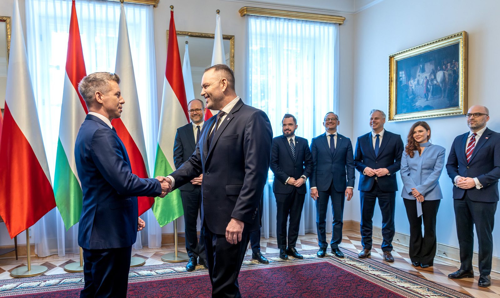 Peter Magyar spotkał się z Karolem Nawrockim