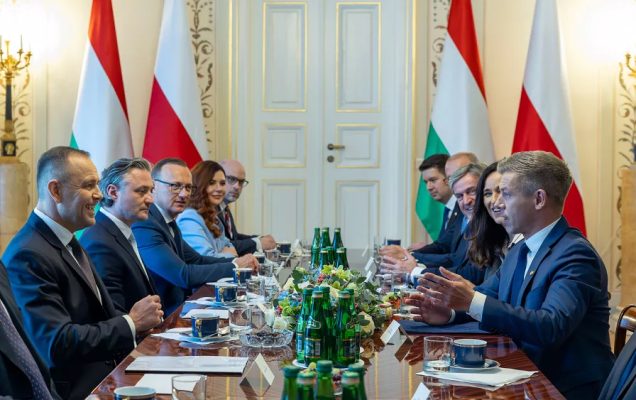 Peter Magyar spotkał się z Karolem Nawrockim