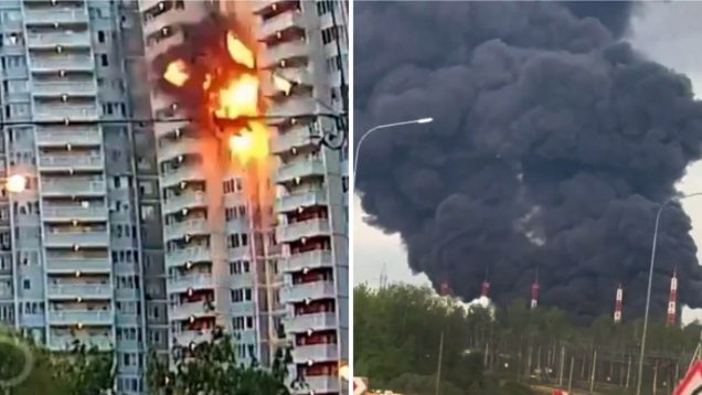Wymiana ciosów, kolejne ofiary wojny. Roje dronów nad Ukrainą i Rosją