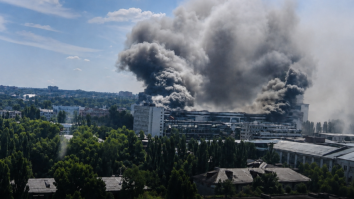 Ukraiński atak na centrum łączności Dubna