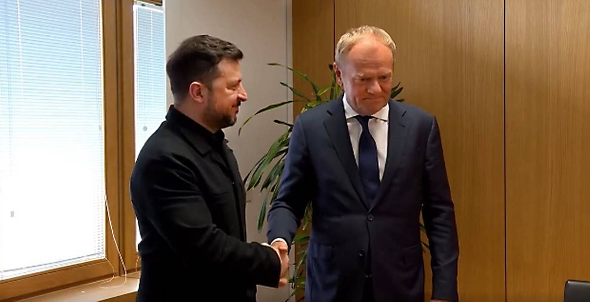 Tusk spotkał się z Zełenskim