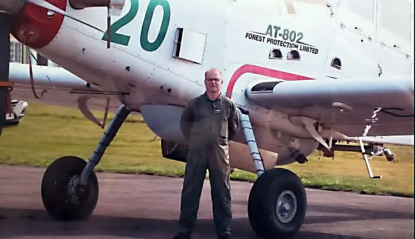 Doświadczony pilot zginął podczas walki z pożarem