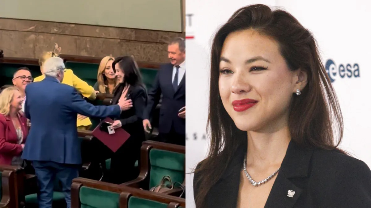 8 tygodni po porodzie Uznańska-Wiśniewska wróciła do Sejmu. Tak powitano ją w Sejmie