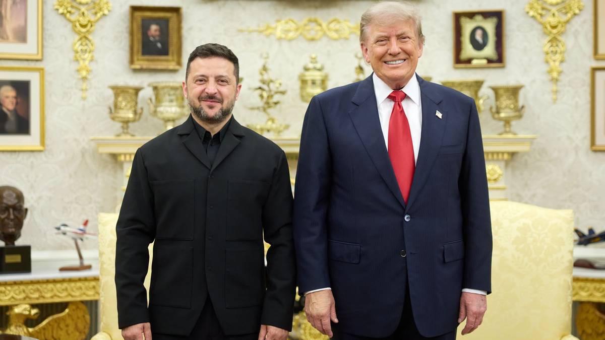 Zełenski spotkał się z Trumpem