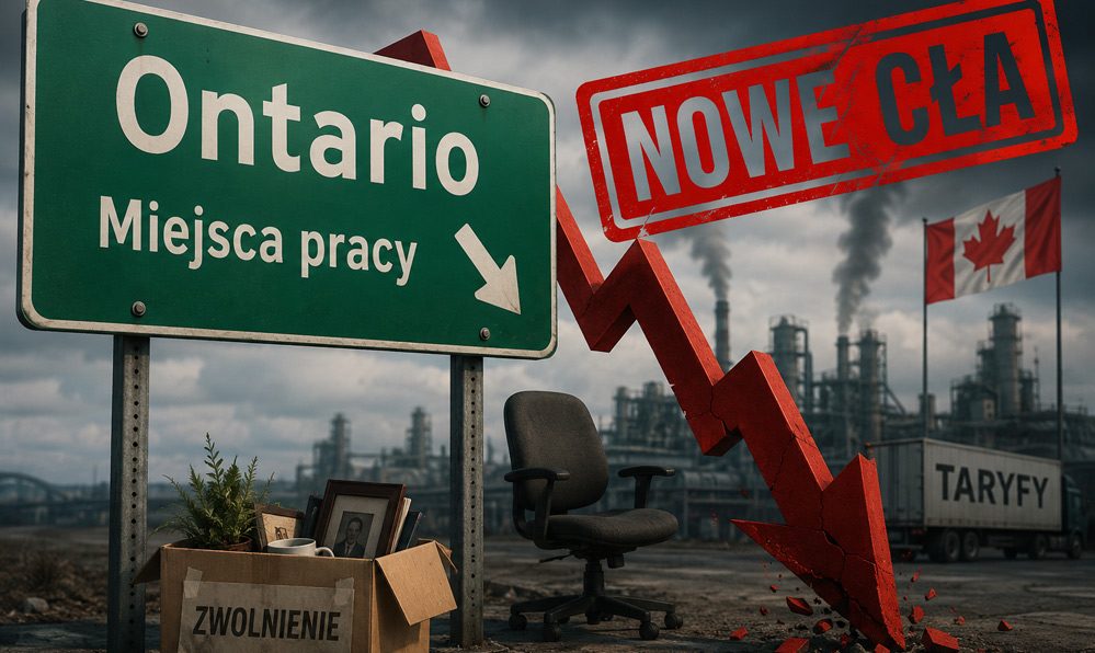 Przez nowe cła najwięcej miejsc pracy utraci Ontario