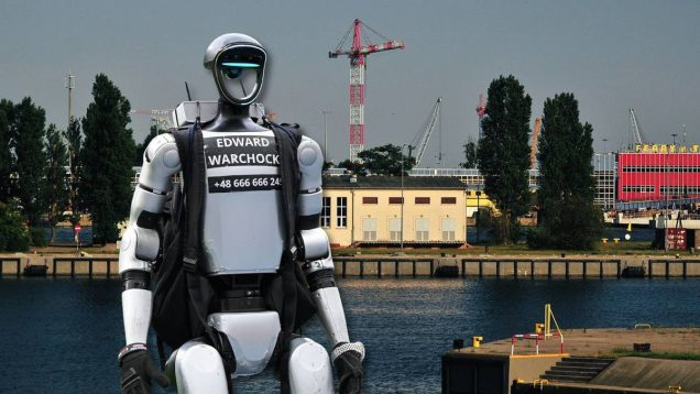 Chiński robot w porcie wojennym wywołał oburzenie