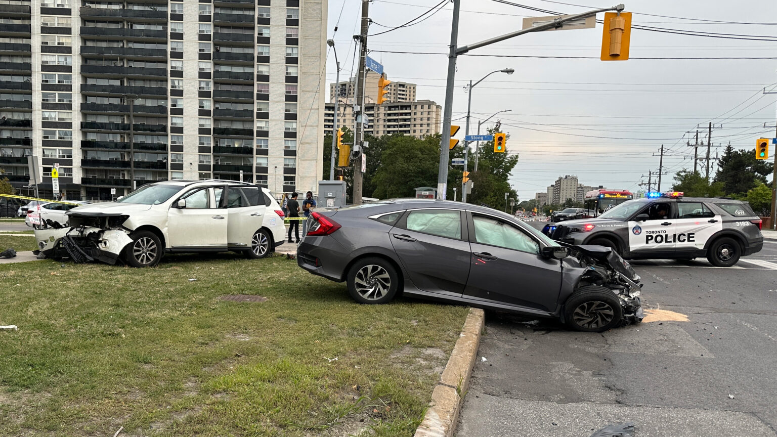 Pięć osób rannych w wypadku w North York