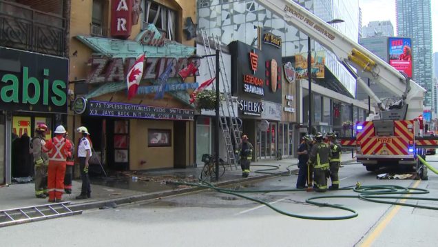 Ogień strawił legendę Yonge Street