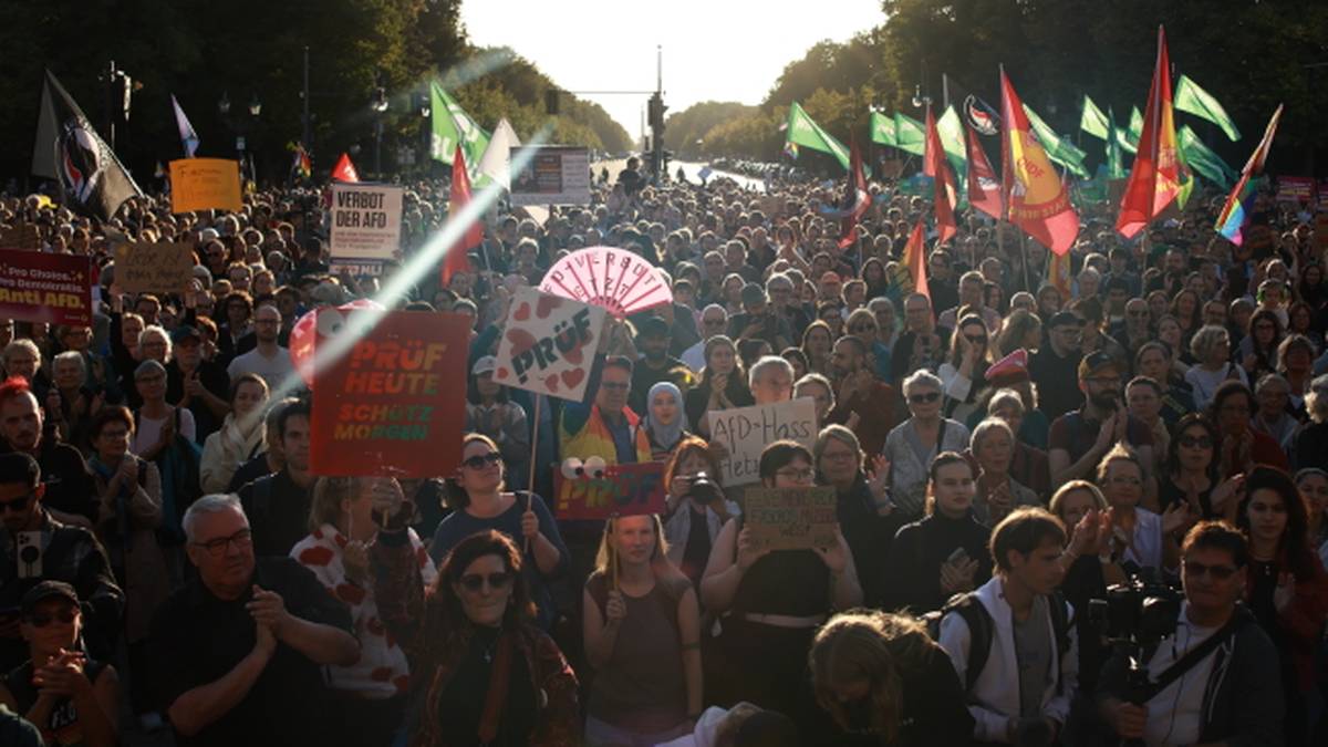 Niemcy — demonstracje po wygranej AfD