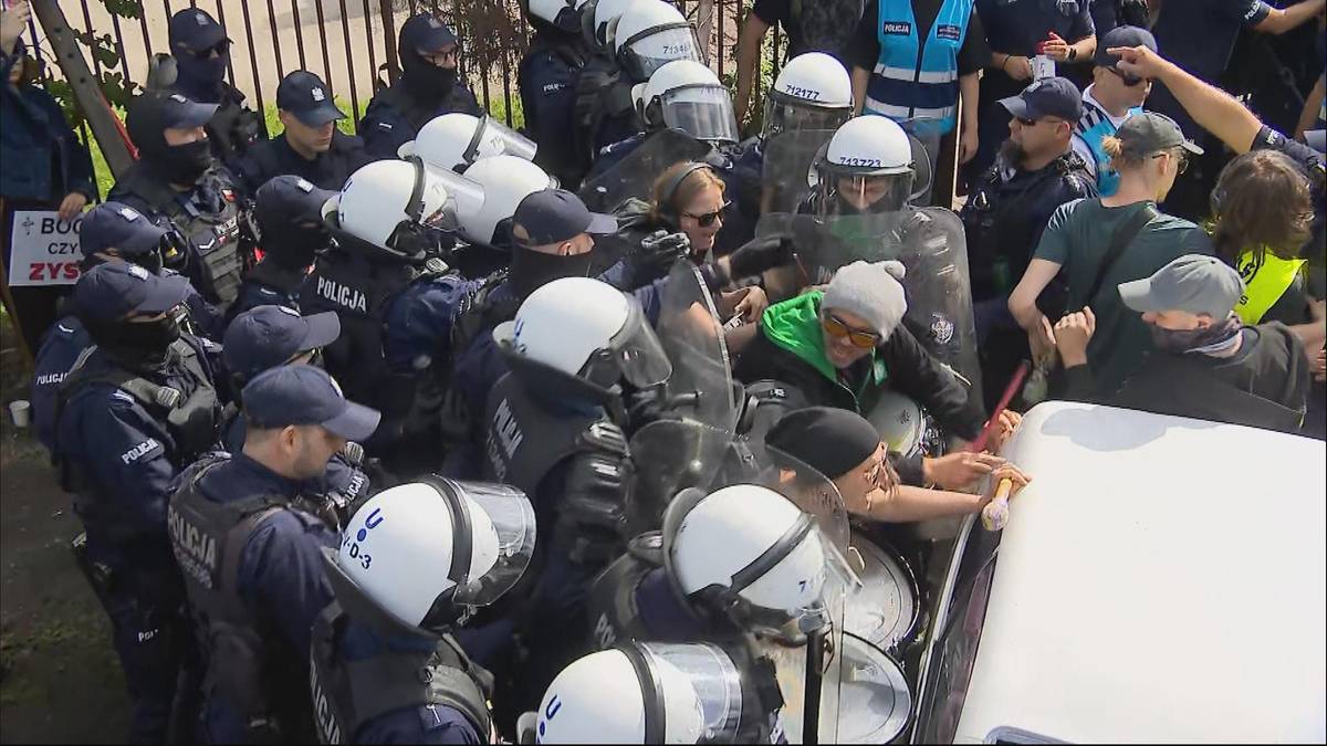 Burzliwa eksmisja na osiedlu Maltańskim. Policja przełamała blokadę