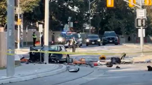 Dwóch mężczyzn zginęło w wypadku w North York