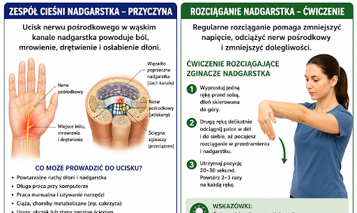 Zespół cieśni nadgarstka – skuteczne postępowanie zachowawcze oparte na aktualnych standardach
